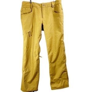 686 men’s snowboard ski pant Size L Color golden Brown